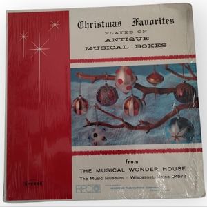 RARE Christmas Favorites Played On Antique Musical Boxes Vinyl Record